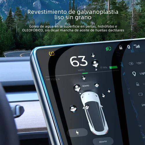 Custom Tempered Glass Screen Protector for Tesla Model 3/Y