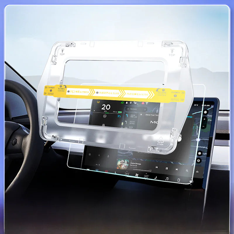 Custom Tempered Glass Screen Protector for Tesla Model 3/Y
