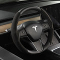 Tesla Model 3/Y Steering Wheel Cover with Carbon Fiber